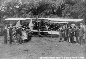 1912 Col Cody Force Lands near in Downley