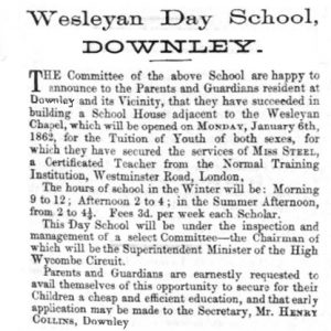 1862 Wesleyan Day School